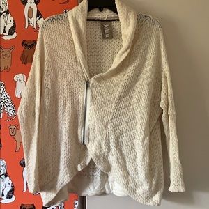 Anthropologie crochet cardigan